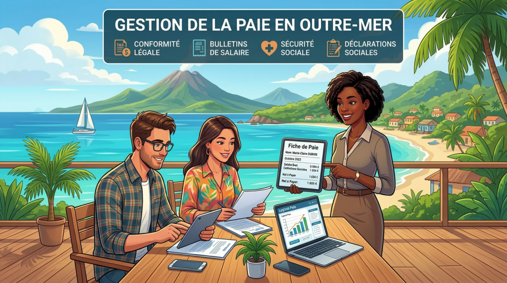 Gestion de paie en Guadeloupe, Martinique, Guyane, Réunion et Mayotte Gestion de paie en Guadeloupe, Martinique, Guyane, Réunion et Mayotte