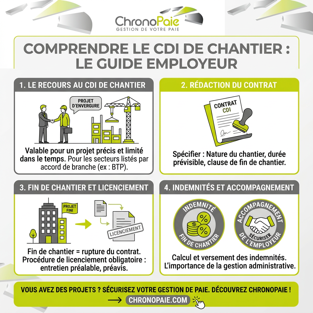 Fonctionnement du CDI de chantier